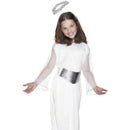 Angel Costume Kids Nativity White Dress with Halo 1
