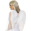 Angel Wings 50cm By 60cm Adult White Feather 1