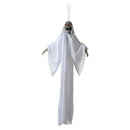 Animated Hanging Skeleton Decoration White Robes 1