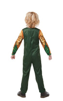 Aquaman Costume Kids Gold Jumpsuit 2