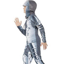 Armoured Knight Deluxe Costume Kids Jumpsuit Grey Headpiece 3