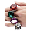 Colourful Jewel Rings Display Box of 24 Assorted Costume Accessory 1