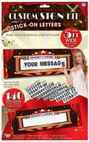 At The Movies Custom Sign Kit Party Decoration 1