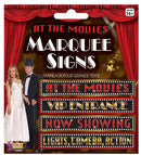 At The Movies Street Signs Party Decoration 1
