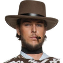 Authentic Western Wandering Gunman Hat Adult Brown Costume Accessory 2