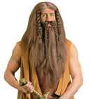 Barbarian Wig With Beard & Moustache In Box