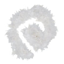 Womens Feather Boa White Costume Accessories Female Halloween_1 BA074