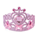 Pink Tiara With Ribbon Bow Ties Costume Accessories Female_1 BA1037