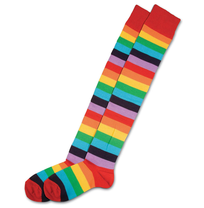 Clown Socks Multi Coloured Costume Accessories Unisex_1 BA1131