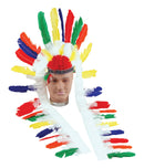 Mens Indian Headress Multi Costume Accessories Male Halloween_1 BA123