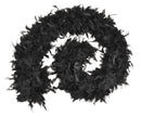 Womens Feather Boa 80g Black Budget Costume Accessories Female Halloween_1 BA1670