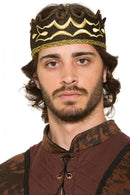Mens Kings Crown Black Costume Accesories Male Halloween_1 BA1679