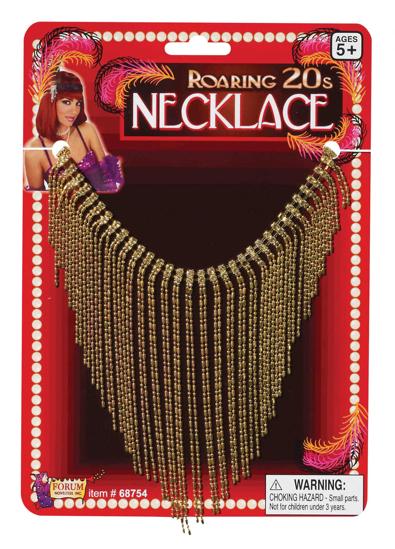 Womens Roaring 20s Necklace Costume Accessories Female Halloween_1 BA1966