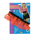 Womens 80s Neon Lace Garter Orange Costume Accessories Female Halloween_1 BA205