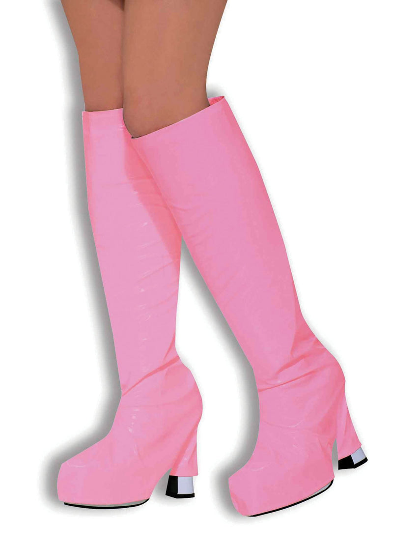 Womens Go Boot Tops Pink Costume Accessories Female Halloween_1 BA315