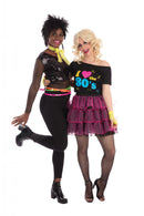 80s Neon Lace Scarf Yellow_1 BA3556