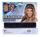 Womens Sequin Headband Black Costume Accessories Female Halloween_1 BA540