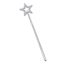 Girls Fairy Wand Plastic Silver Costume Accessories Female Halloween_1 BA543