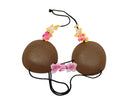Womens Coconut Bra Costume Accessories Female Halloween_1 BA587