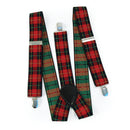 Tartan Punk Braces Costume Accessories Unisex_1 BA598