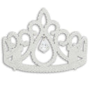 Womens Tiara White Glitter + Diamond Costume Accessories Female Halloween_1 BA727