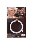 Pearl Choker Adjustable Costume Accessory