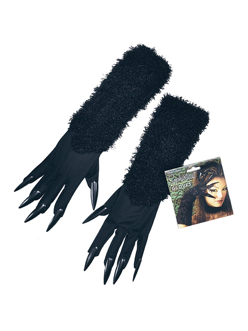 Cat Gloves with Claws Halloween Costume Accessory