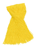 Womens Grass Hula Skirt Plain Adult 80cm Straw Coloured Plastic