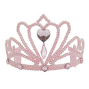 Womens Pink Glitter Tiara & Stone Costume Accessories Female Halloween_1 BA991