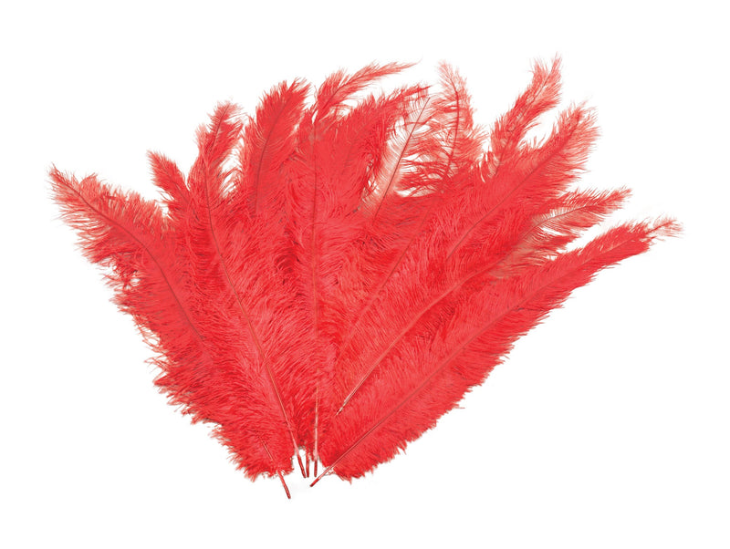 Womens Blondine Feather Red 12 Pkt Feathers Female Packet Halloween Costume_1 BF026