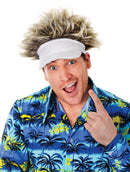 Mens Hat + Hair Golfer Style Hats Male Halloween Costume_1 BH571