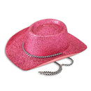 Womens Cowboy Hat Glitter Pink Hats Female Halloween Costume_1 BH634