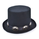 Mens Top Hat Rocker 1980s Slash Style 1 BH642 MAD Fancy Dress