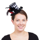 Harlequin Skull Mini Tall Hat Hats Female_1 BH676