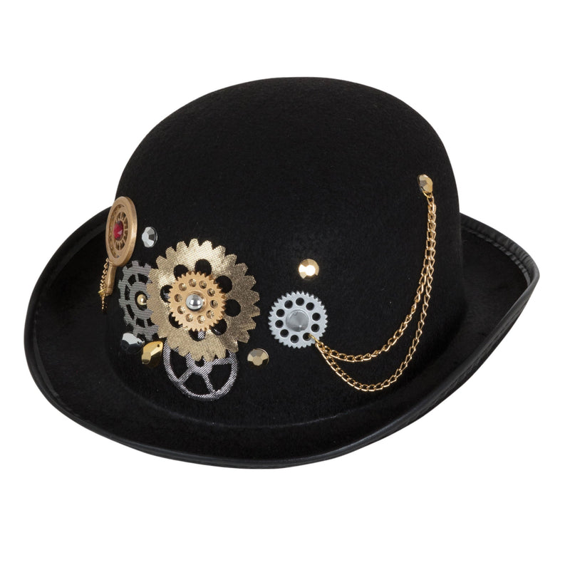 Steampunk Black Bowler_1 BH677