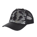 Sequin Cap Reversible Black Silver_1 BH695