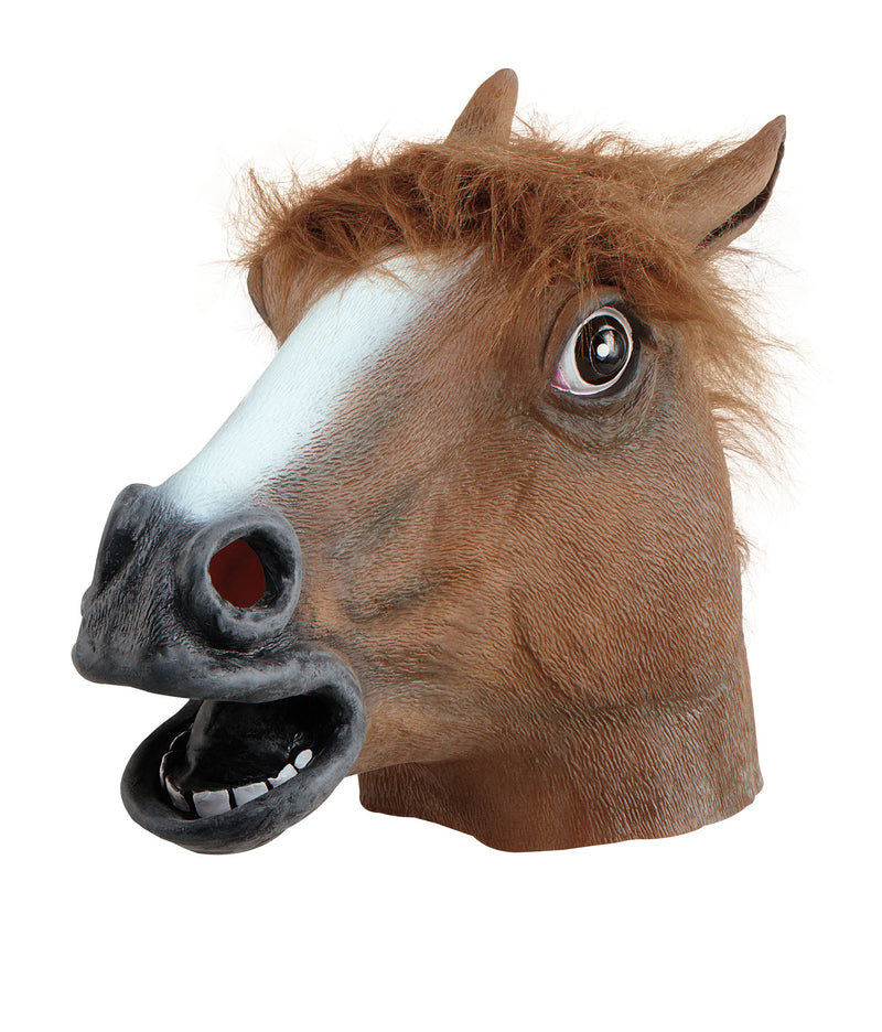 Animal Rubber Ohead Mask Horse Masks Unisex_1 BM160