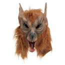 Womens Brown She Wolf Mask Budget Rubber Masks Female Halloween Costume_1 BM182