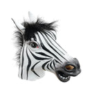 Mens Zebra Mask Rubber Masks Male Halloween Costume_1 BM342