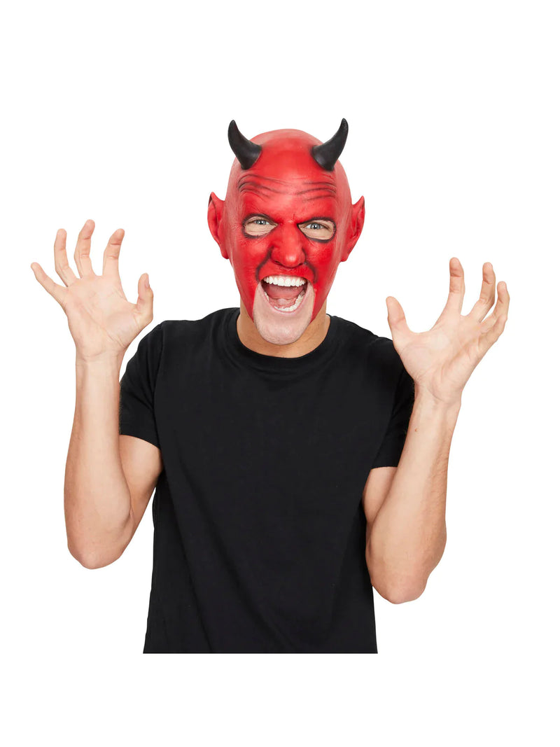 Devil Latex Mask Mouth Free