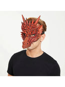 Red Dragon Mask Rubber