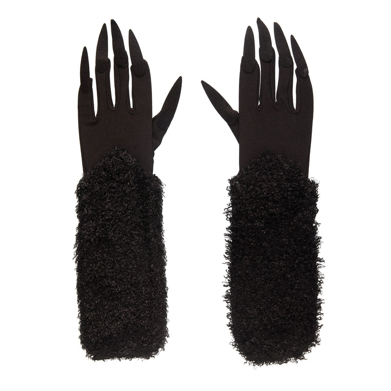 Womens Cat Gloves With Claws Costume Accessories Female Halloween_1 BA860