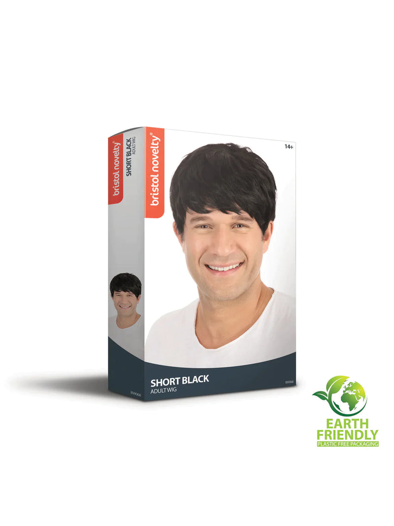 Short Black Male Wig