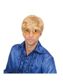 Short Blonde Male Wig Sandy Hair