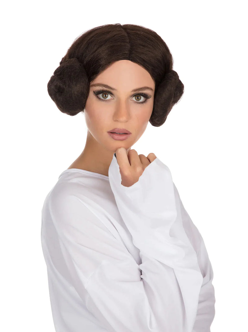 Space Princess Wig Leia Side Buns