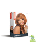 Layered Ginger Wig 1980s Fringe Hair