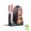 Womens Long 18" Wig Black Wigs Female Halloween Costume_1 BW101