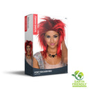 Womens Tina Two Tone Wig Red Black Wigs Female Halloween Costume_1 BW188
