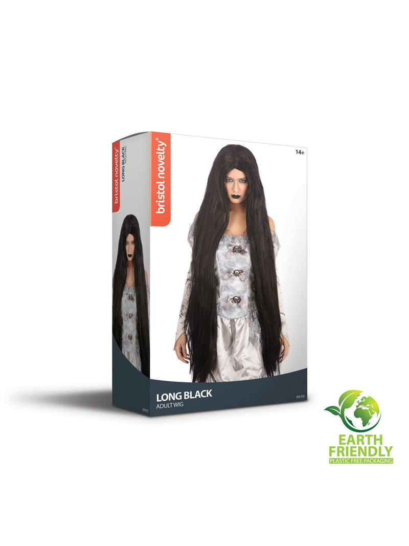 Black Wig Womens 40 Inch Long The Ring