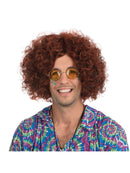 Hippy Wig Brown Black Curly Wavy Hair